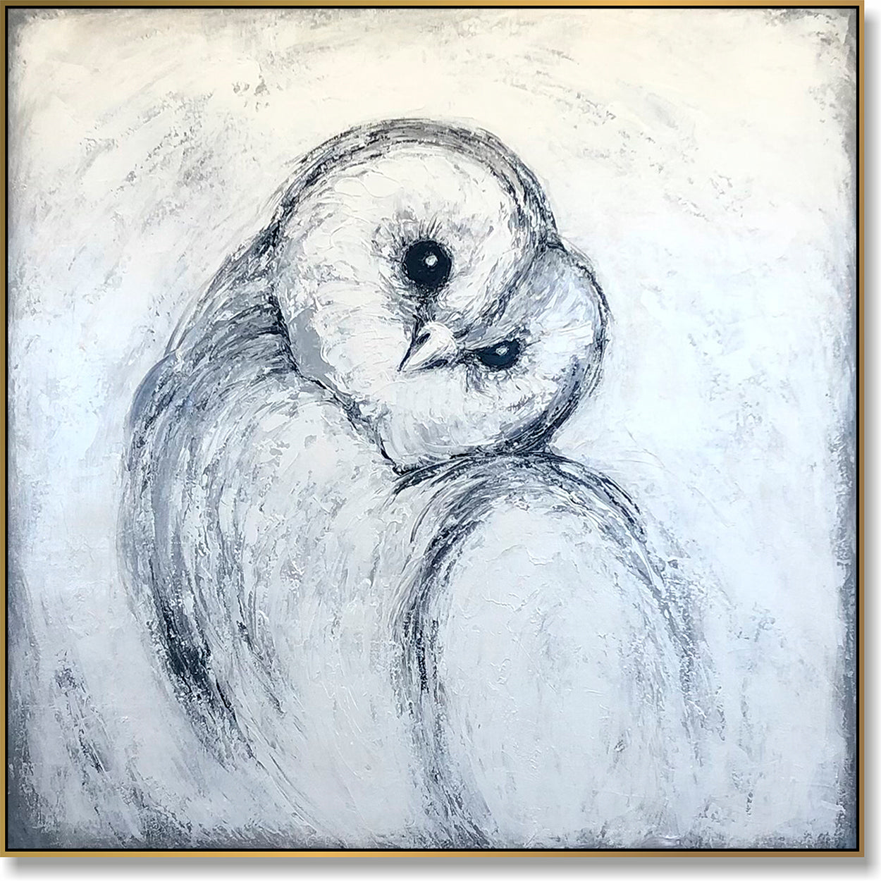 Realistic Animal Art BARN OWL