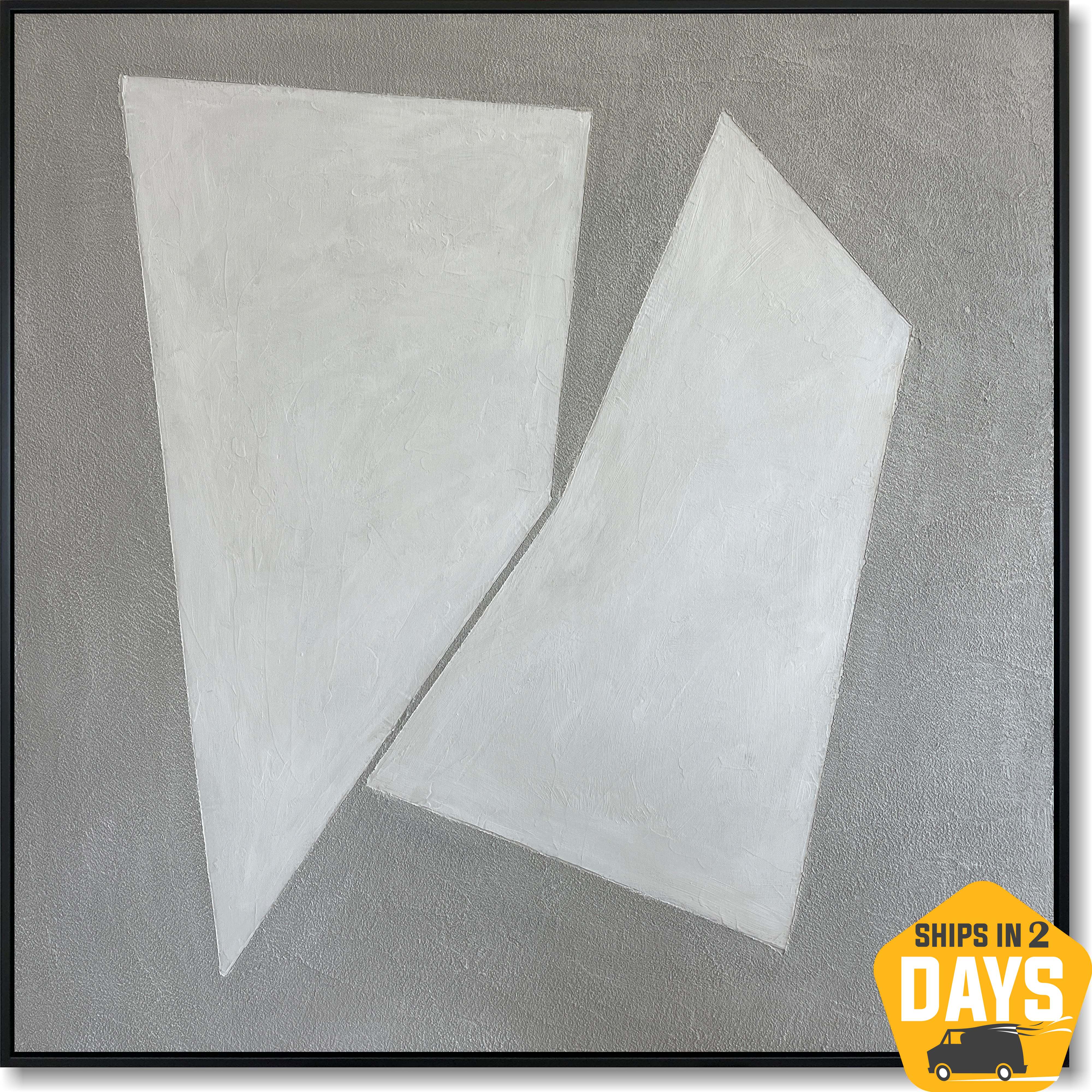 SILVER CHALK 32"x32"