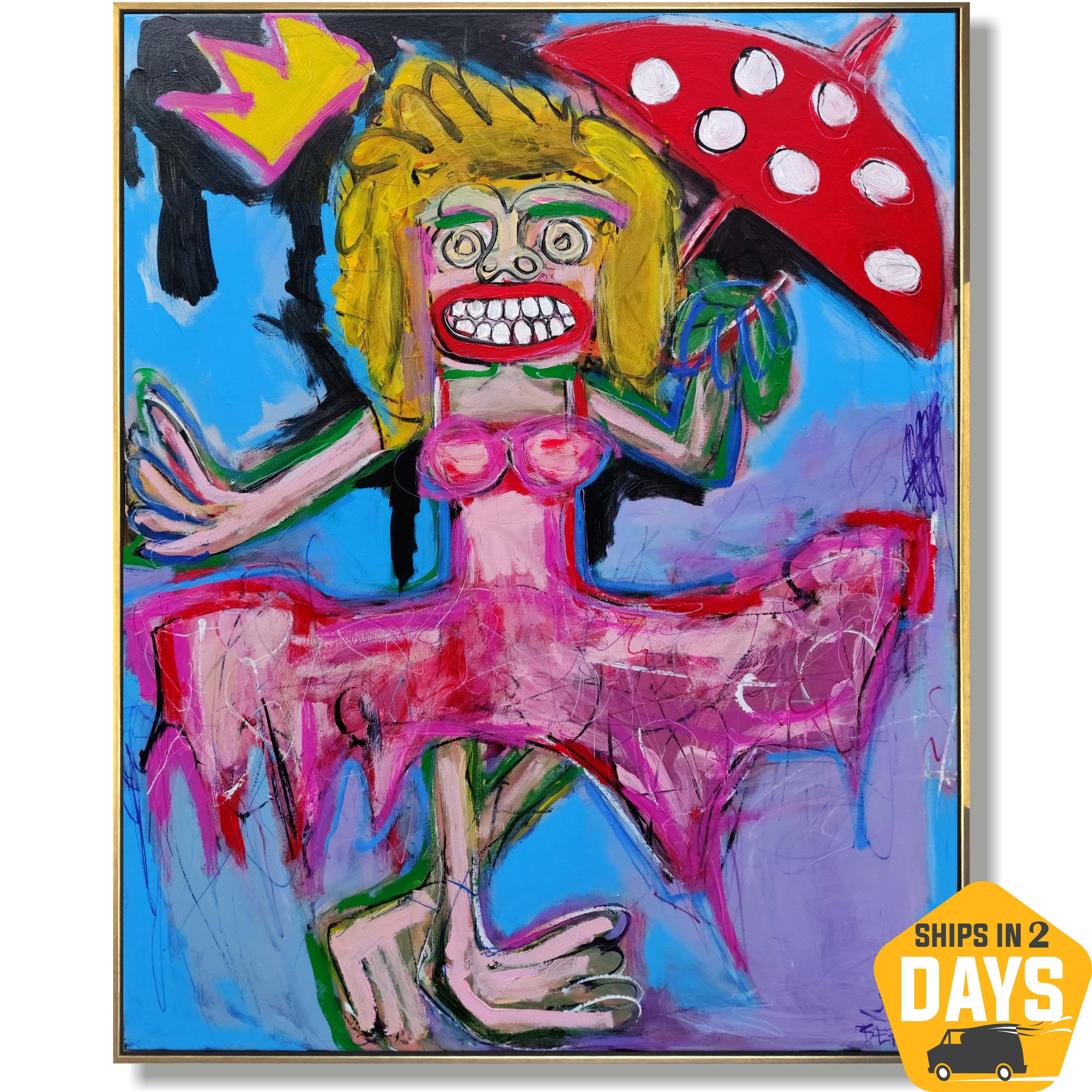 GRAFFITI QUEEN 46.1"x36.2"