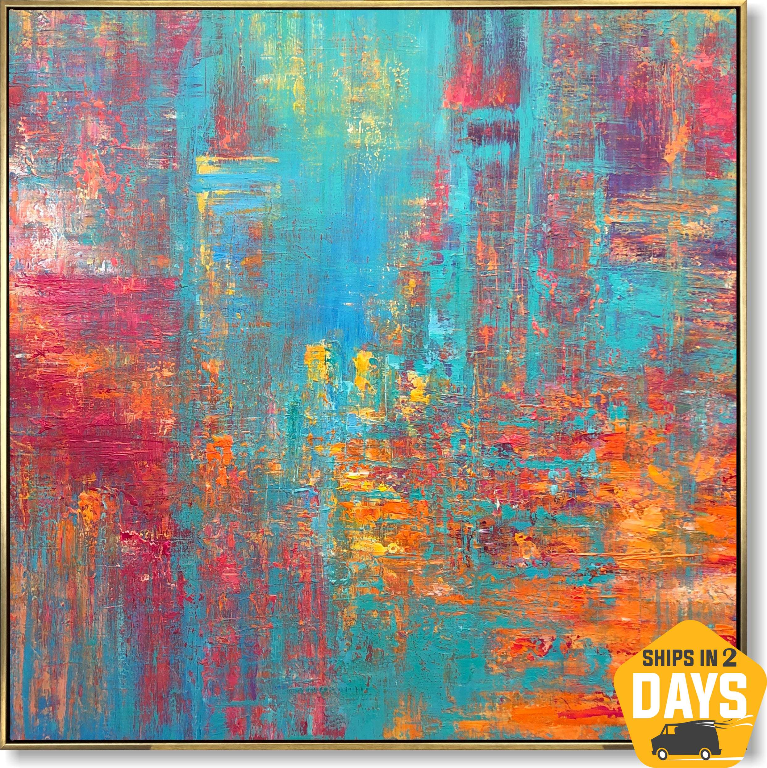 RIOT OF COLORS 46"x46"