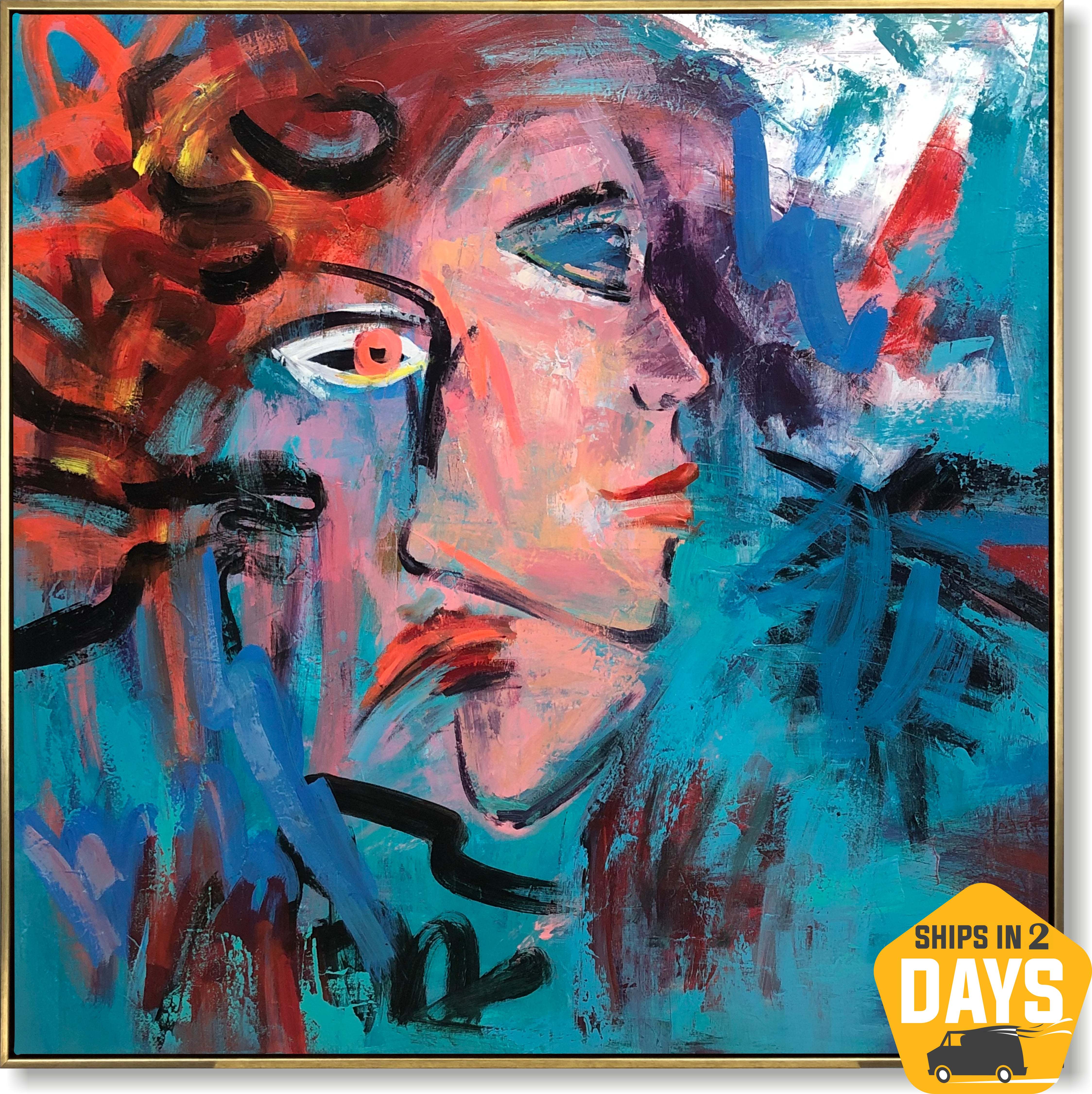 EMOTIONAL CHAOS 46"x46"