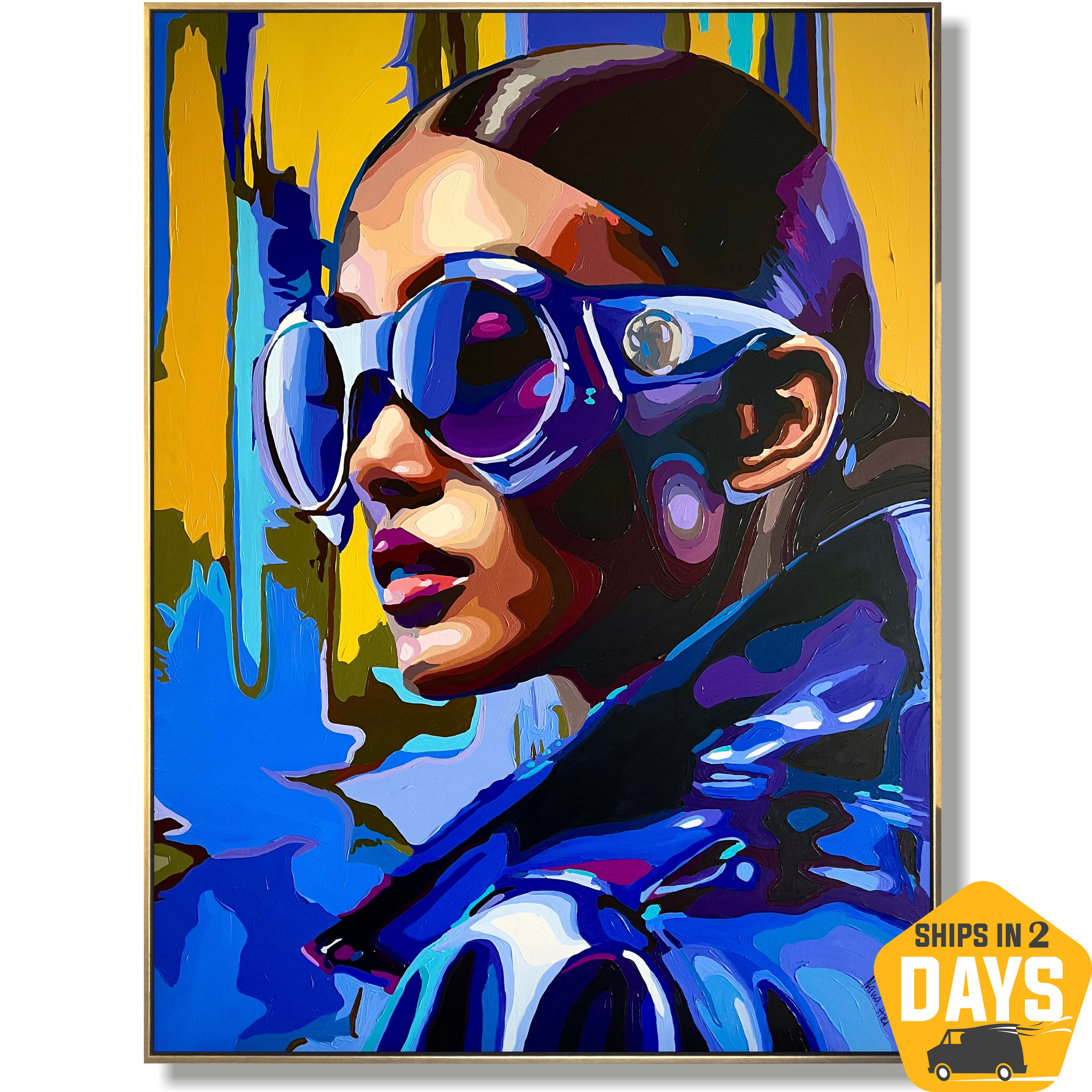 GIRL FROM THE FUTURE 43.3"x31.5"