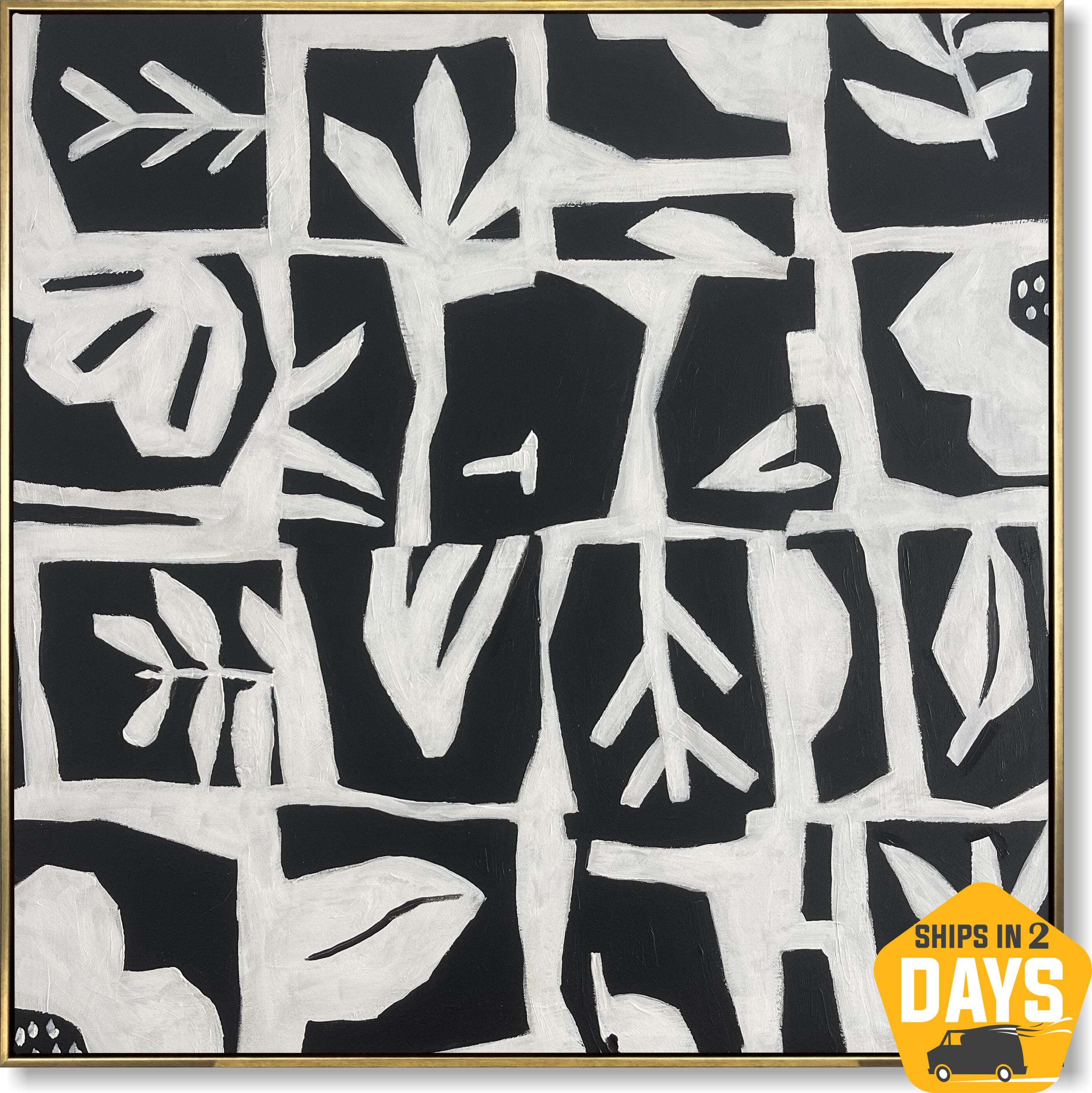 BOTANICAL HARMONY 32"x32"