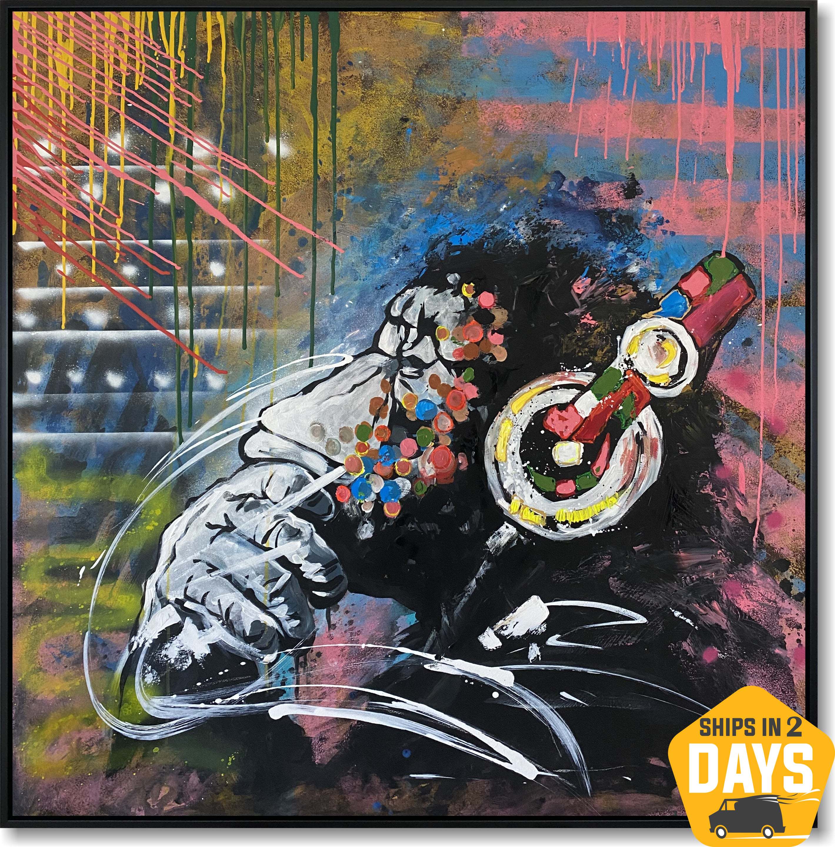 CAN YOU SEE THE MUSIC 46"x46"