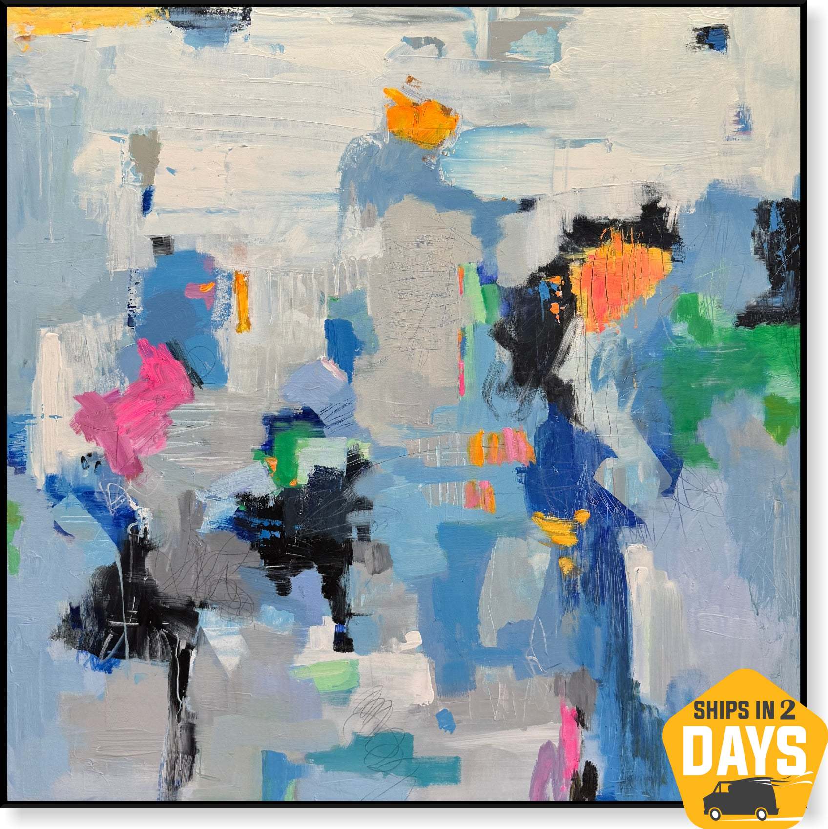 CHROMATIC CONVERSATIONS 45.6"x45.6"