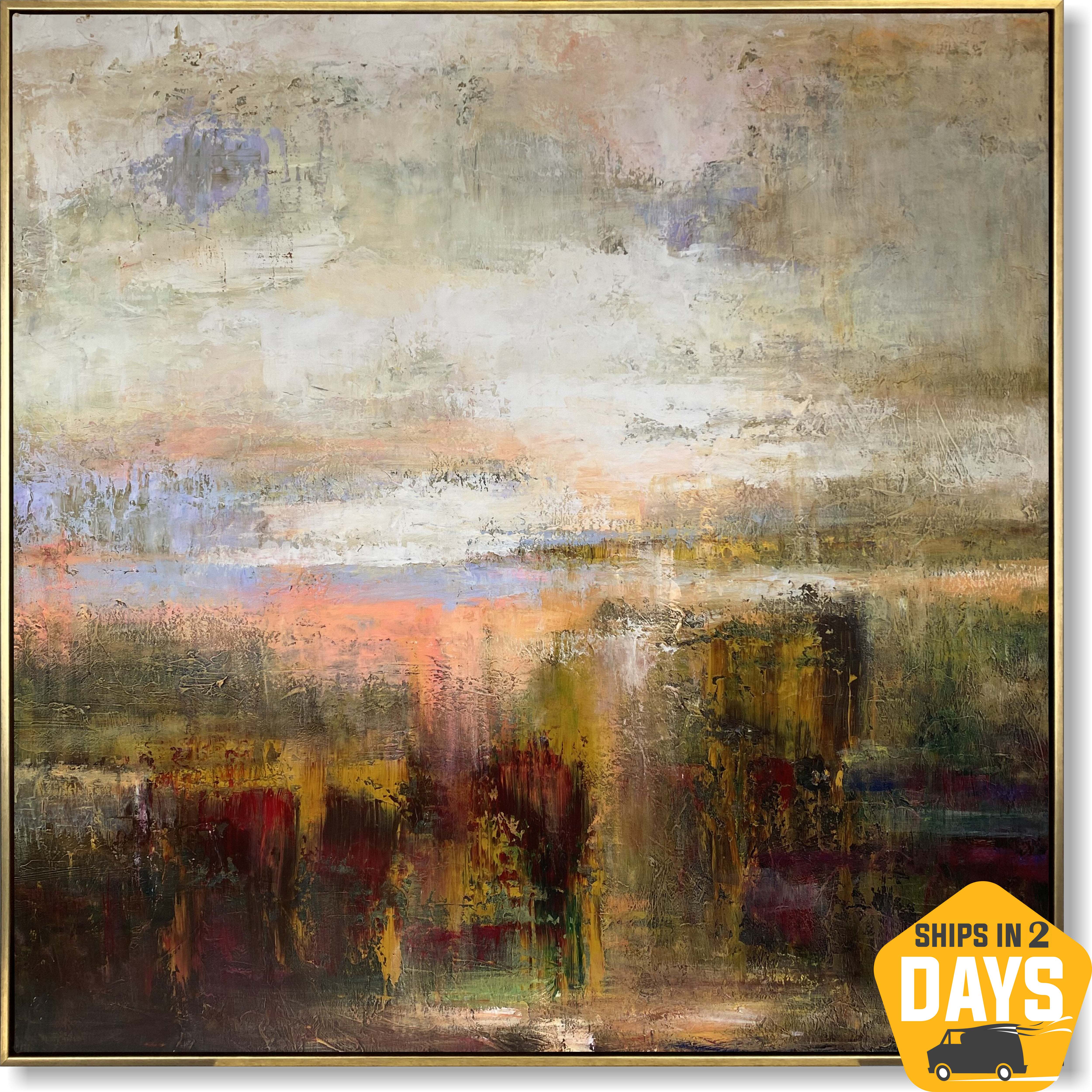 MORNING HUES 50"x50"