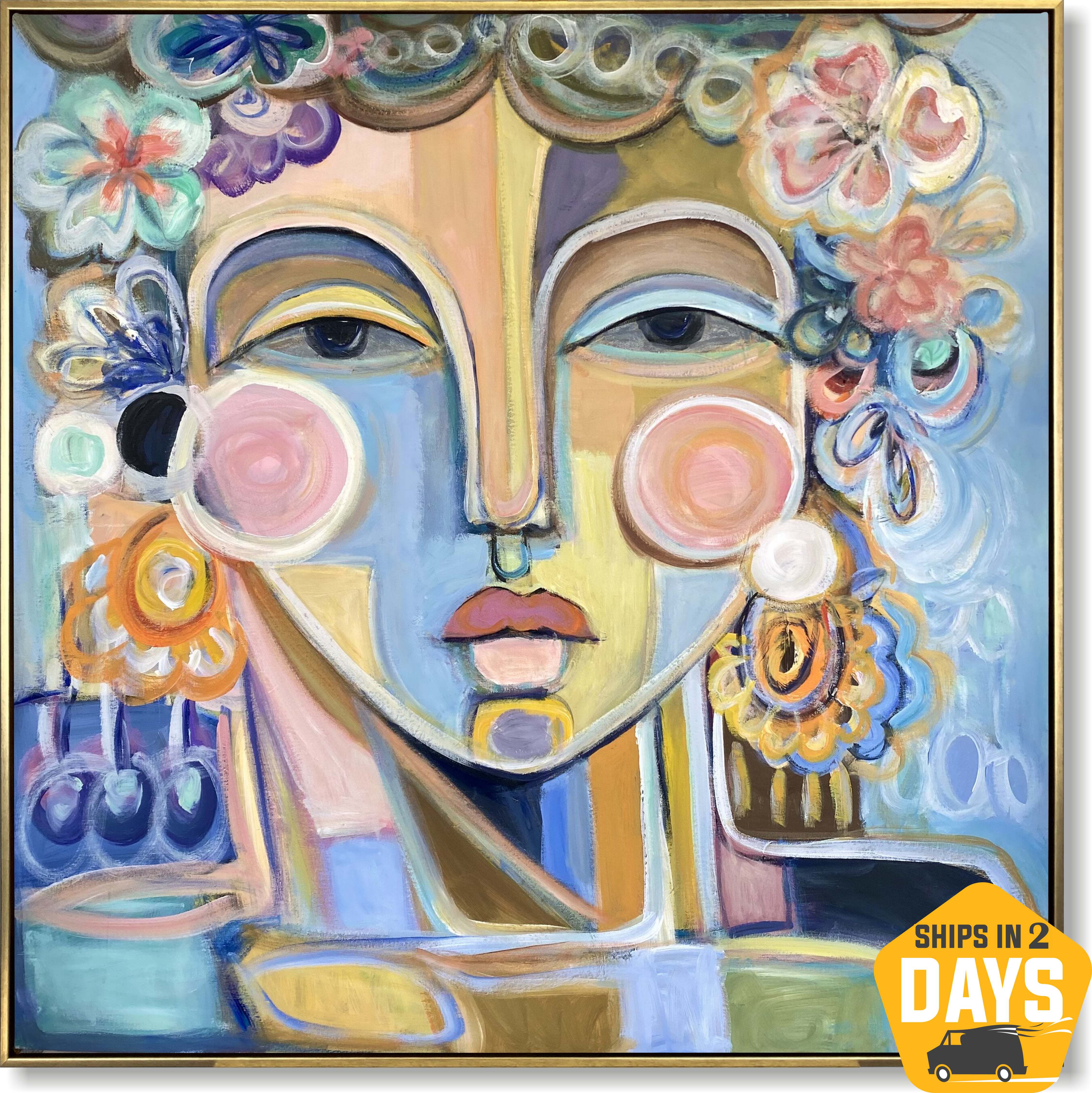 ABSTRACT CHARM 46"x46"