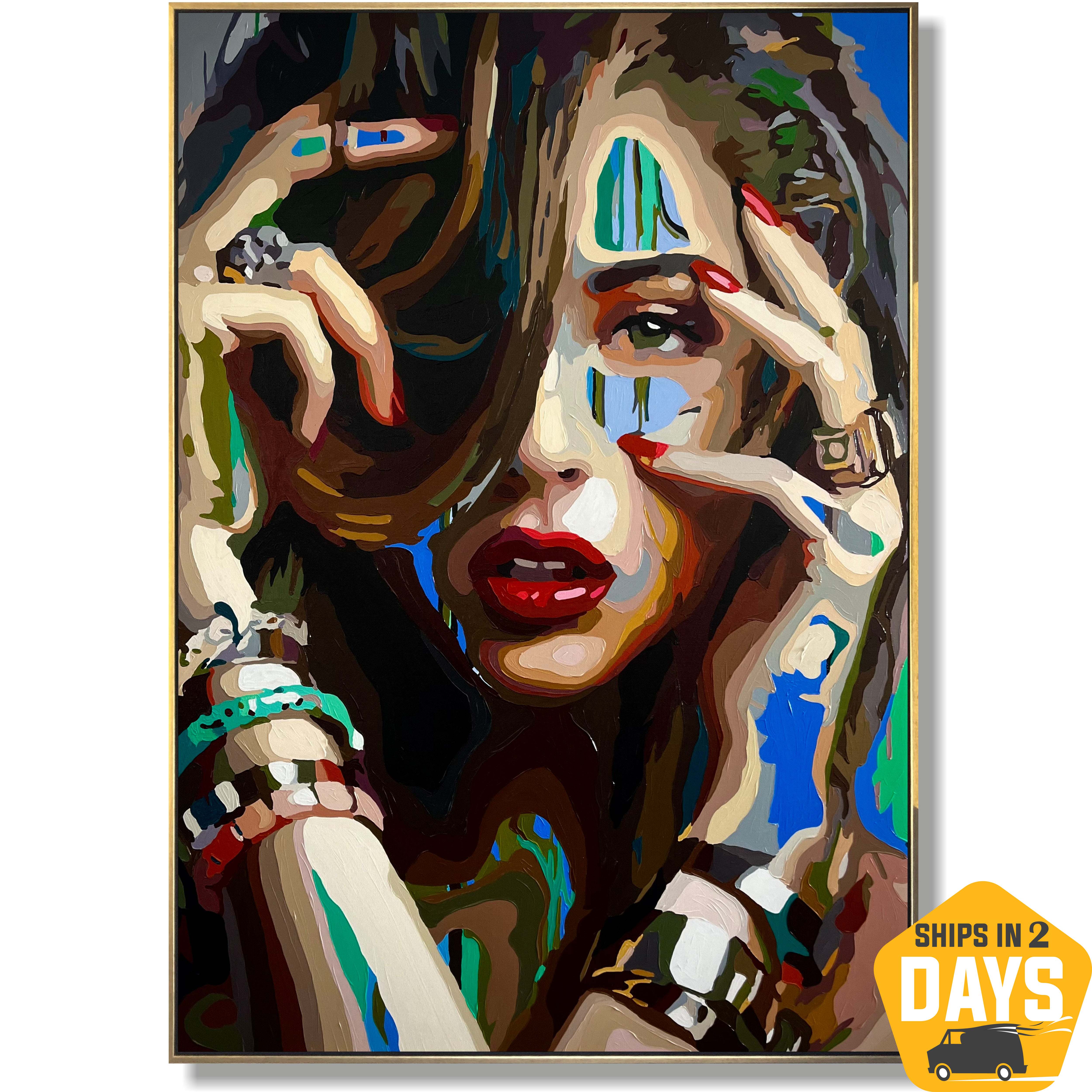 SHE FELL IN LOVE 43.3"x31.5"