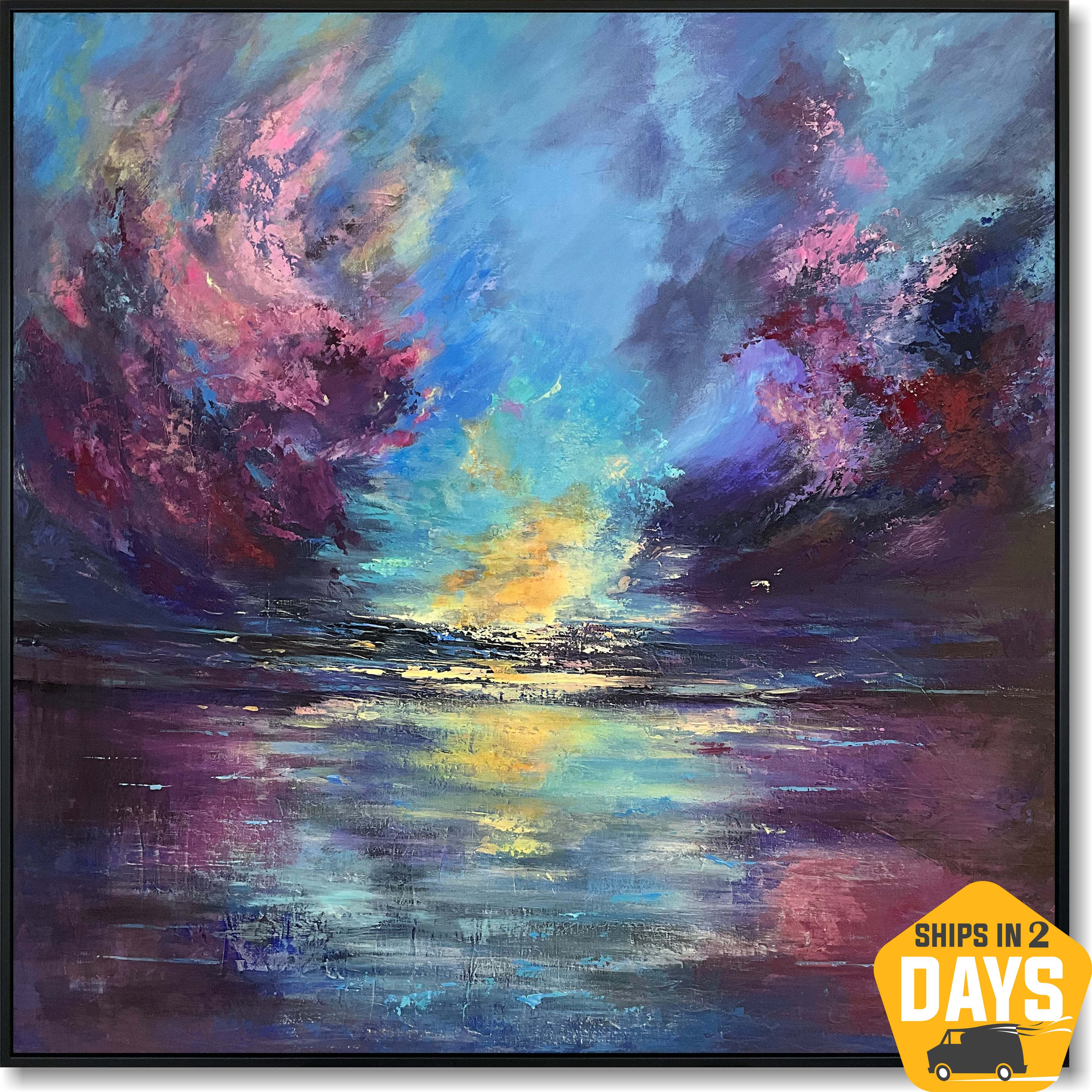 TWILINGHT SYMPHONY 33.4"x33.4"