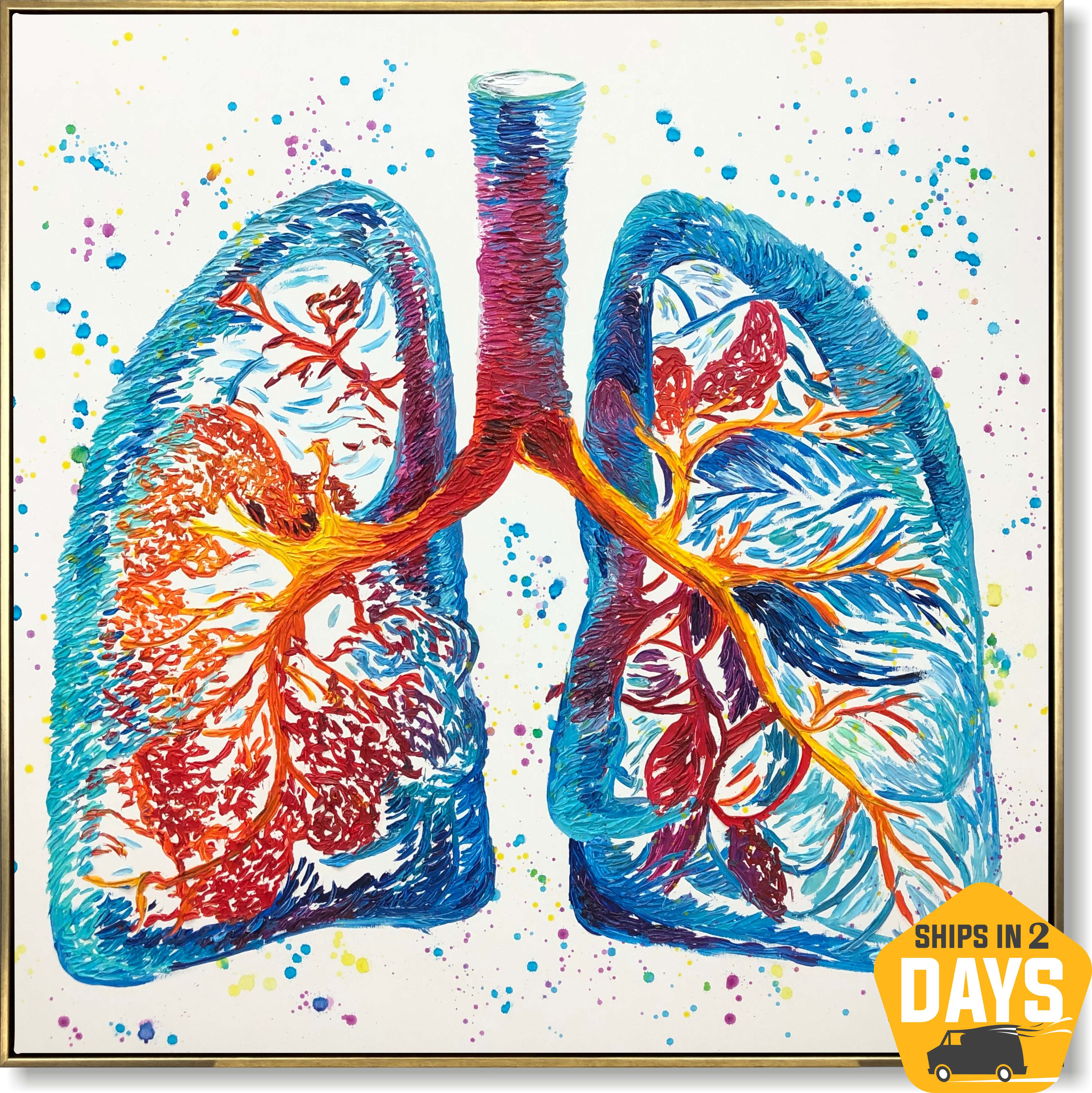 VIVID RESPIRE 46"x46"