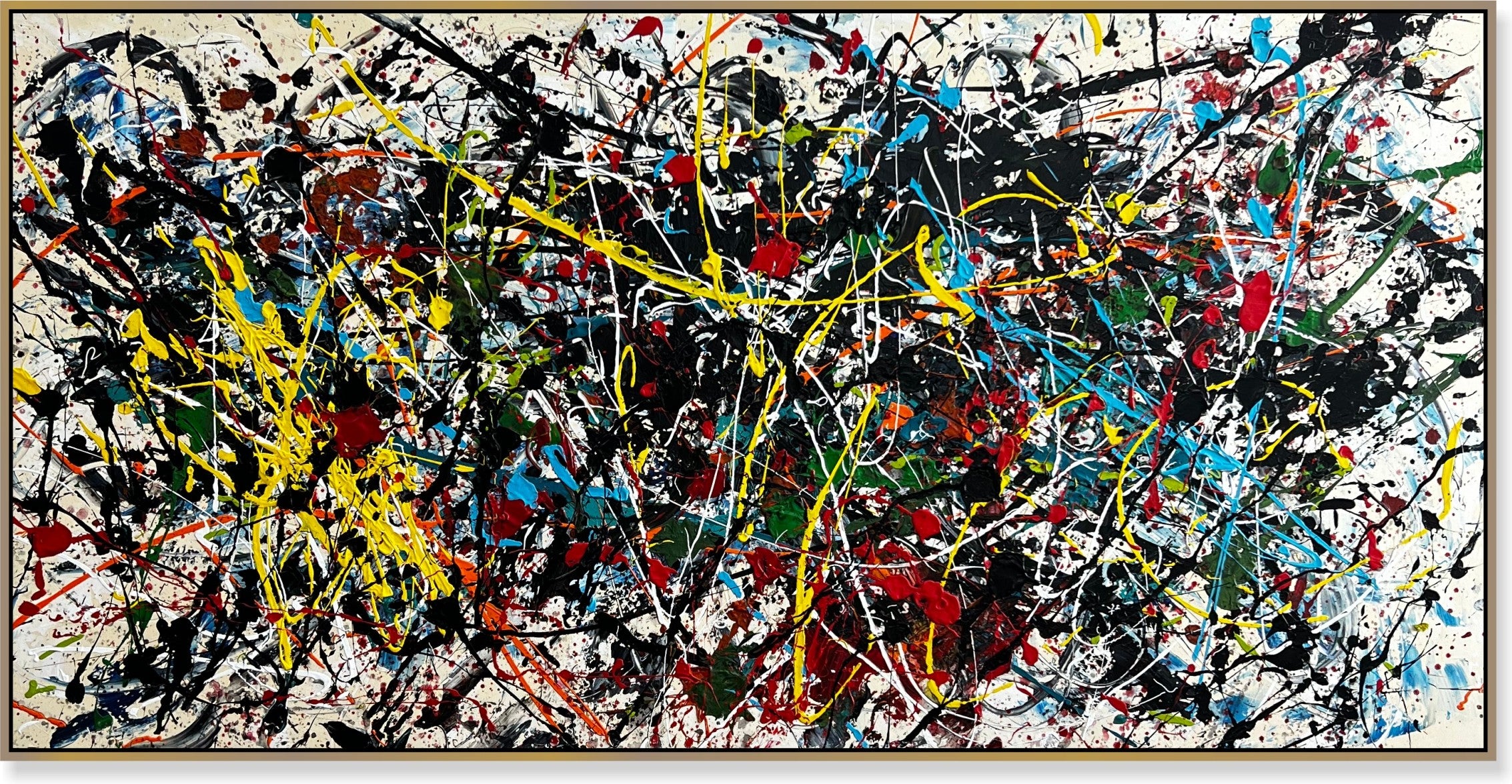 Rich textured colorful art ENERGIZED ABSTRACTION