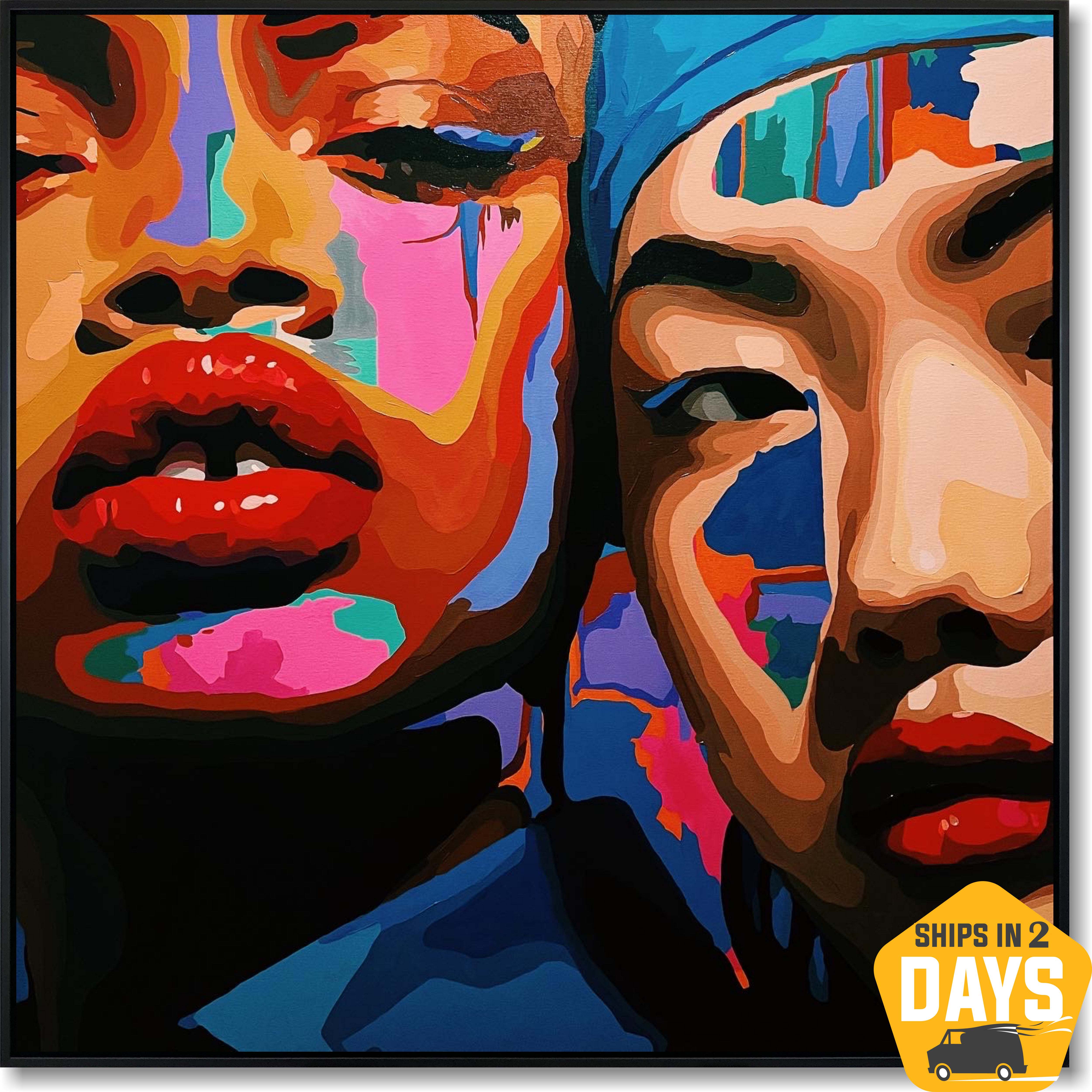 MOMENT OF TOUCH 43.3"x43.3"