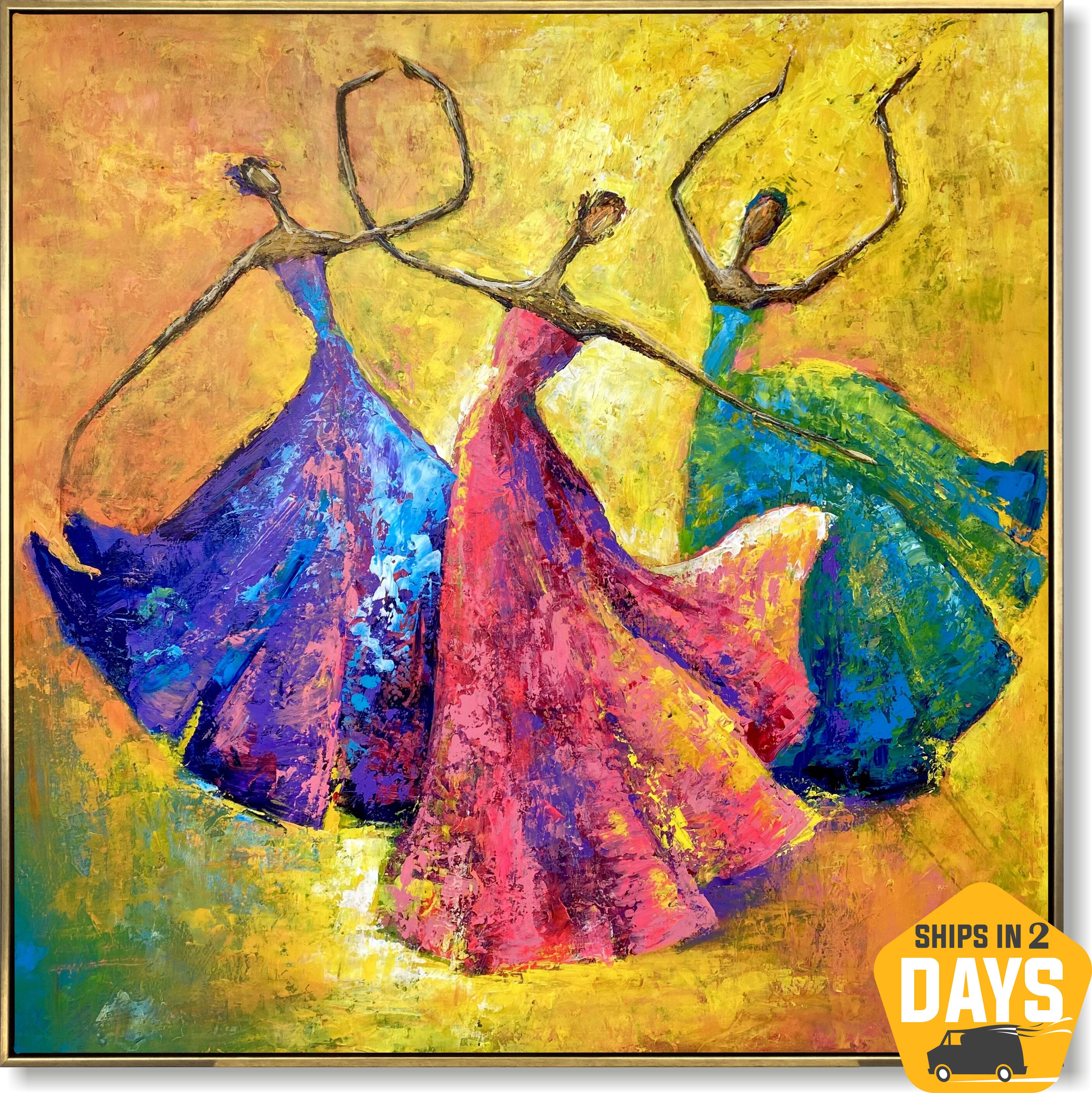 VIBRANT BALLET 46"x46"
