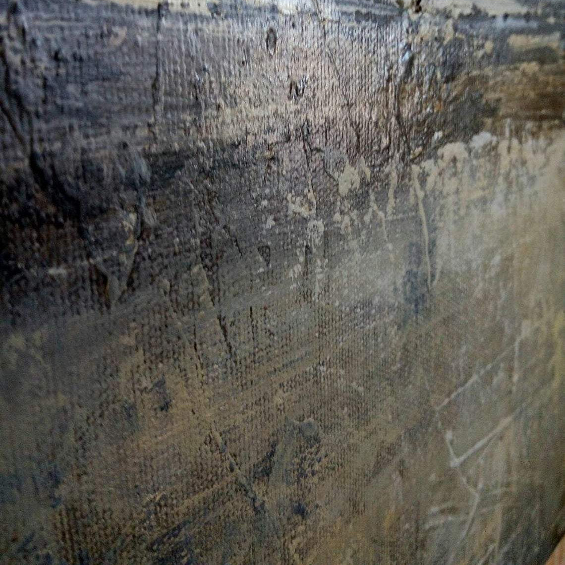 Oil painting landscape abstract QUIET PLACE