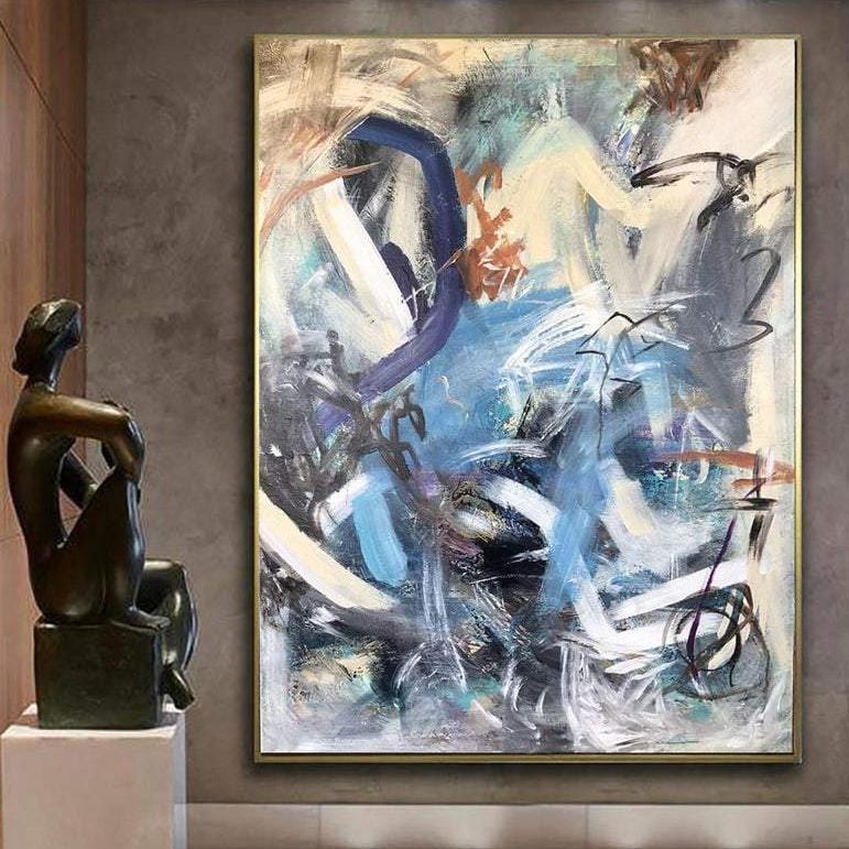 Explosion of colors modern art THE AVALANCHE