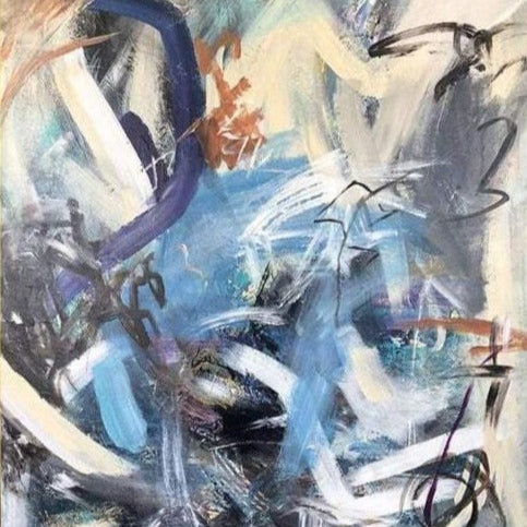 Explosion of colors modern art THE AVALANCHE