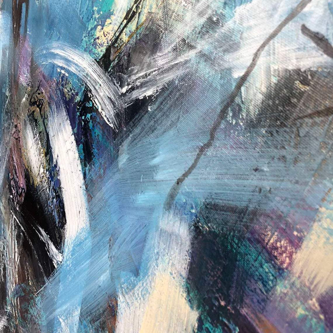 Explosion of colors modern art THE AVALANCHE