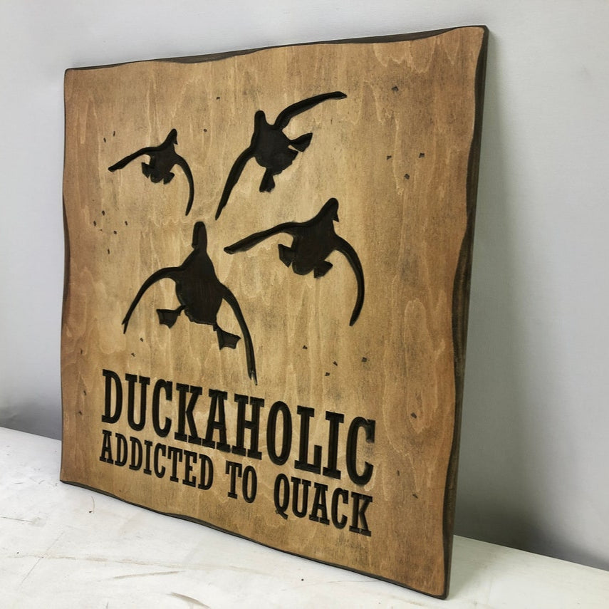 DUCKAHOLIC 18.1"x18.1"