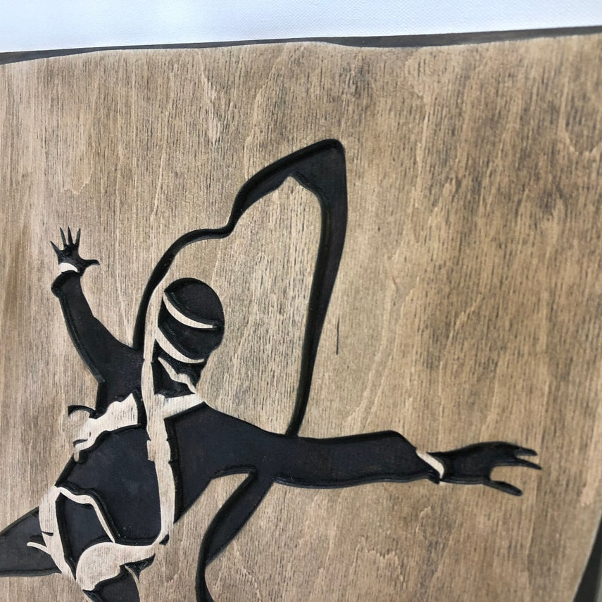 BUNGEE JUMPING 17.7"x17.7"