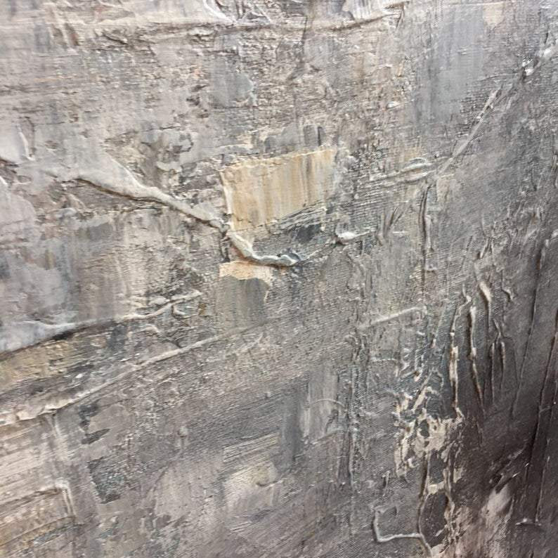 Contemporary minimalist wall art SILVER REFLECTION