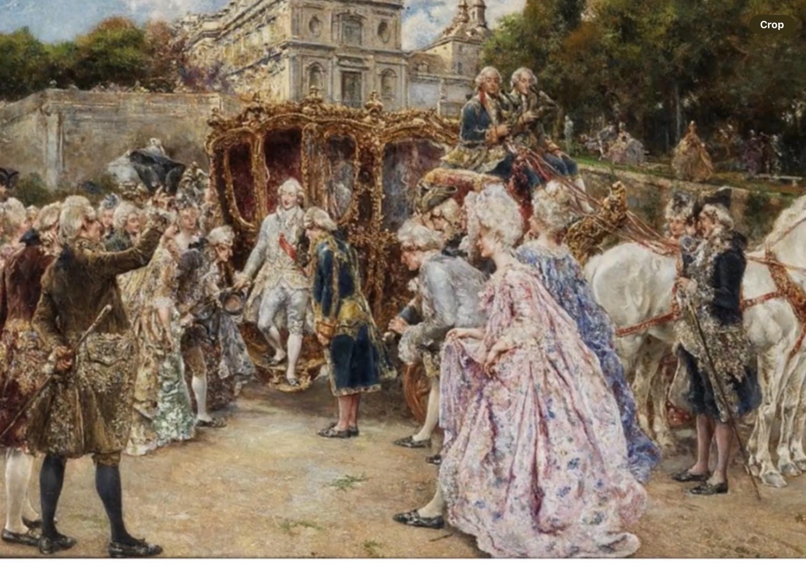 Invoice for custom painting replica of “The Duke’s Arrival” by Juan Pablo Salinas, unstretched in size 175cm x 250cm for Mr. & Mrs. Nordahl