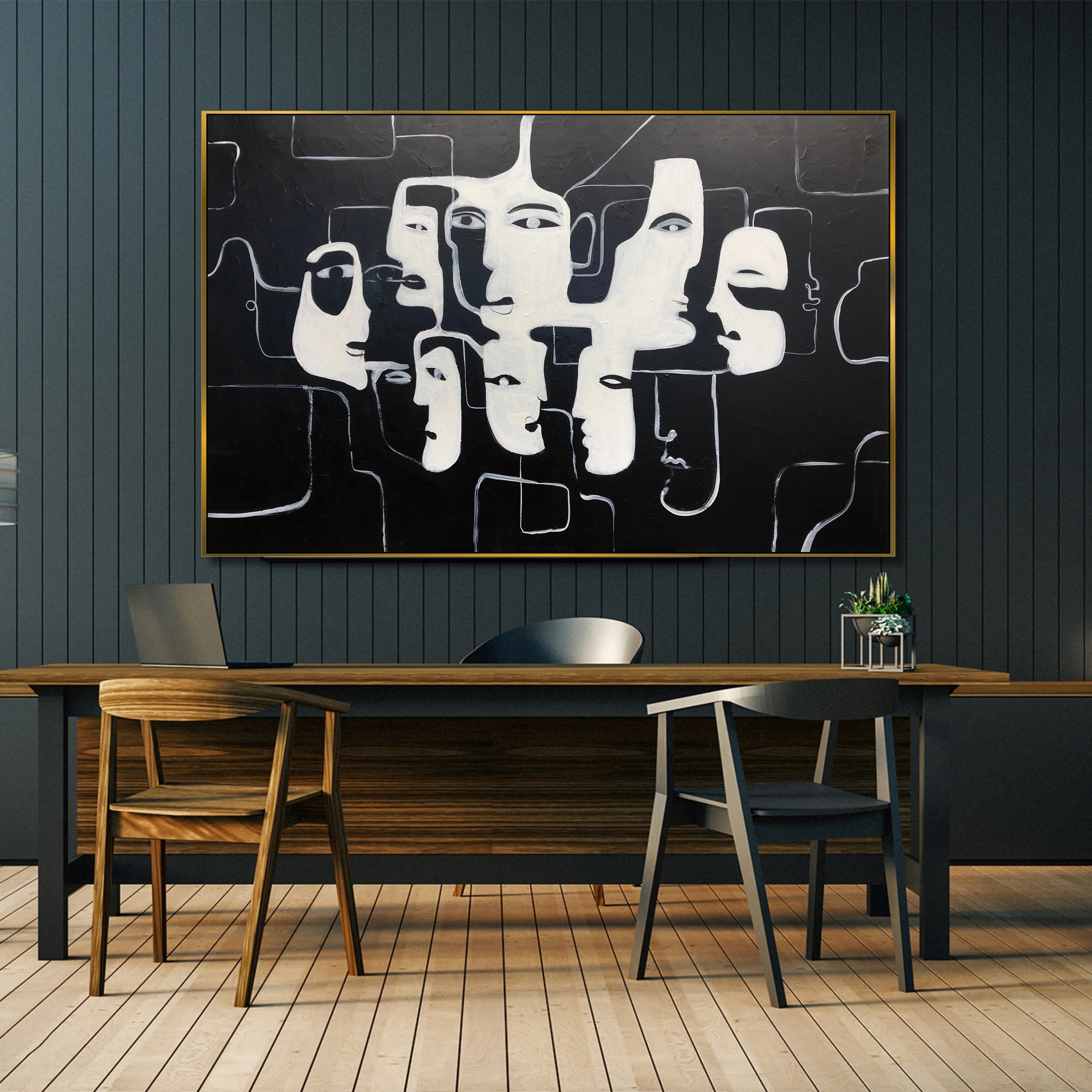 MOSAIC OF MINDS 36"x54"