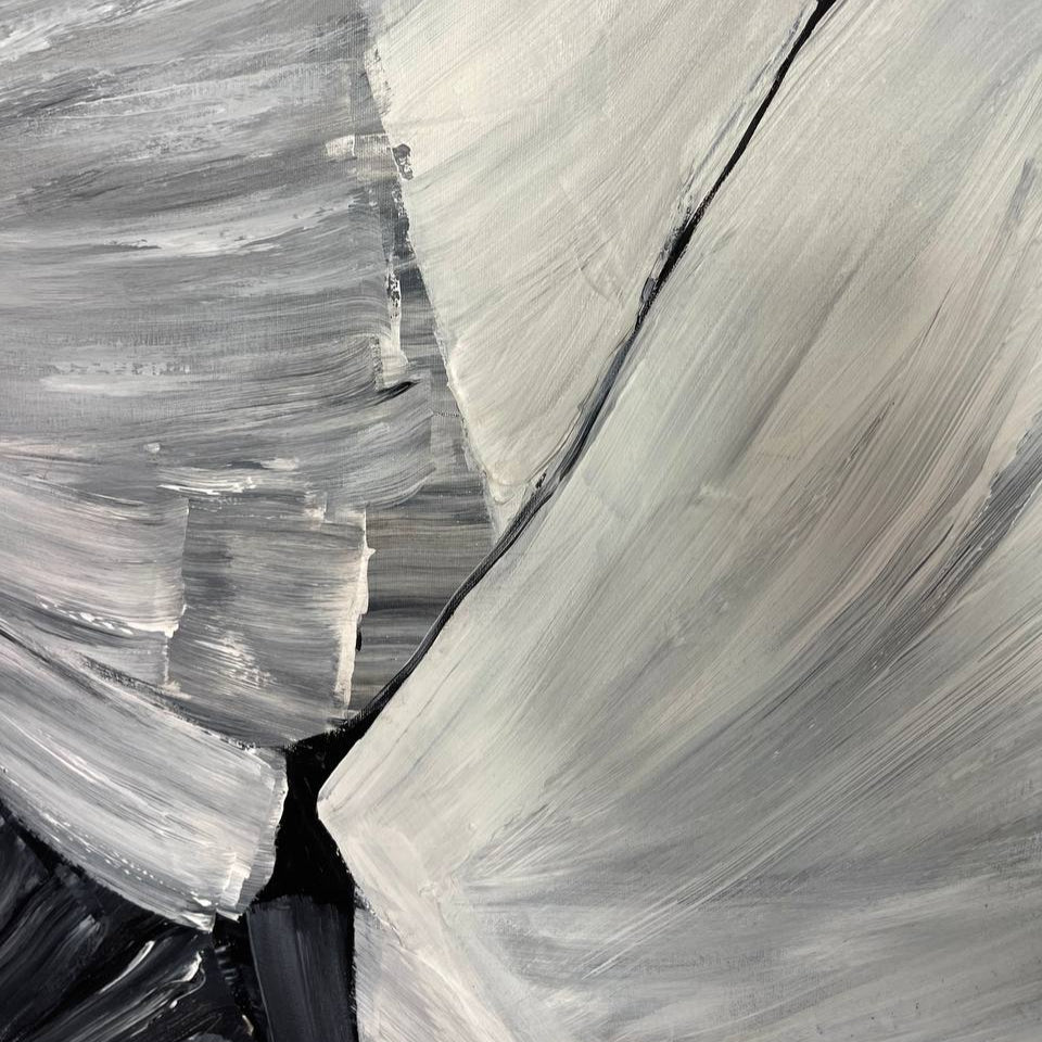 MONOCHROMATIC RIFT 54"x36"