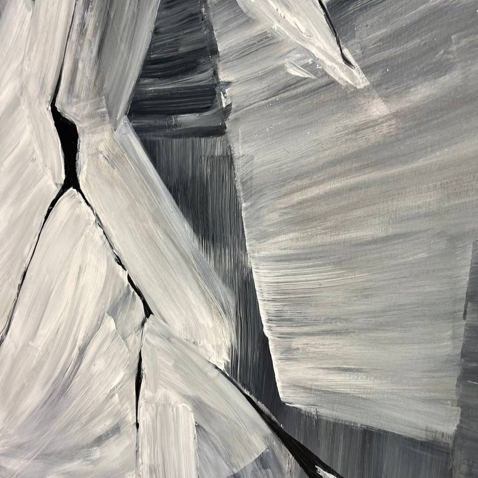 MONOCHROMATIC RIFT 54"x36"