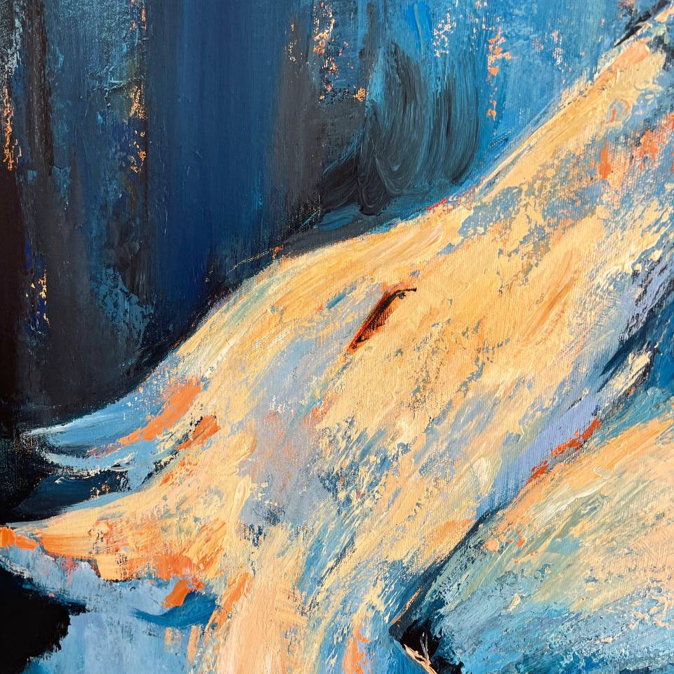 MYSTICAL WOLF SPIRITS 32"x32"