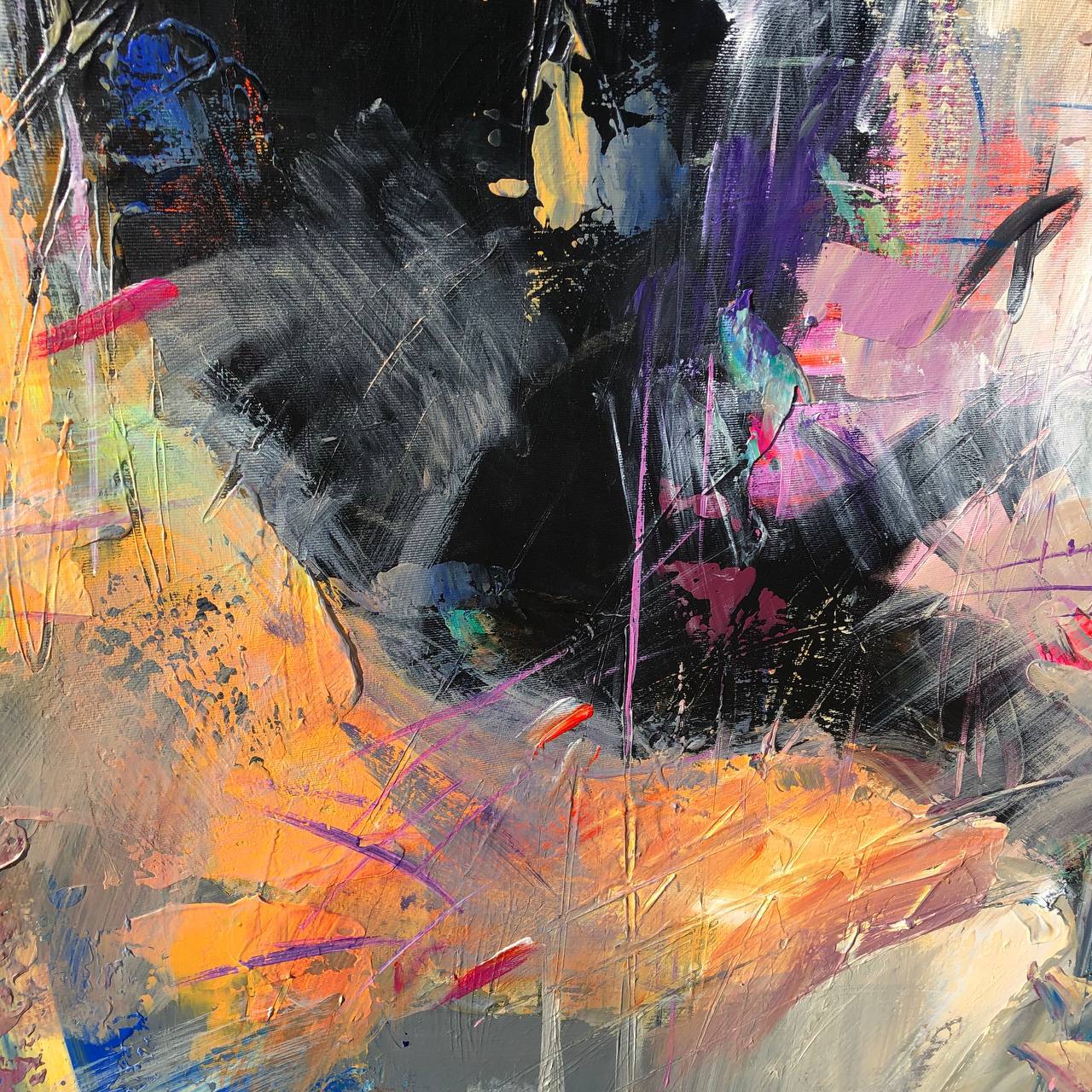 COLORFUL STAGE 60"x60"