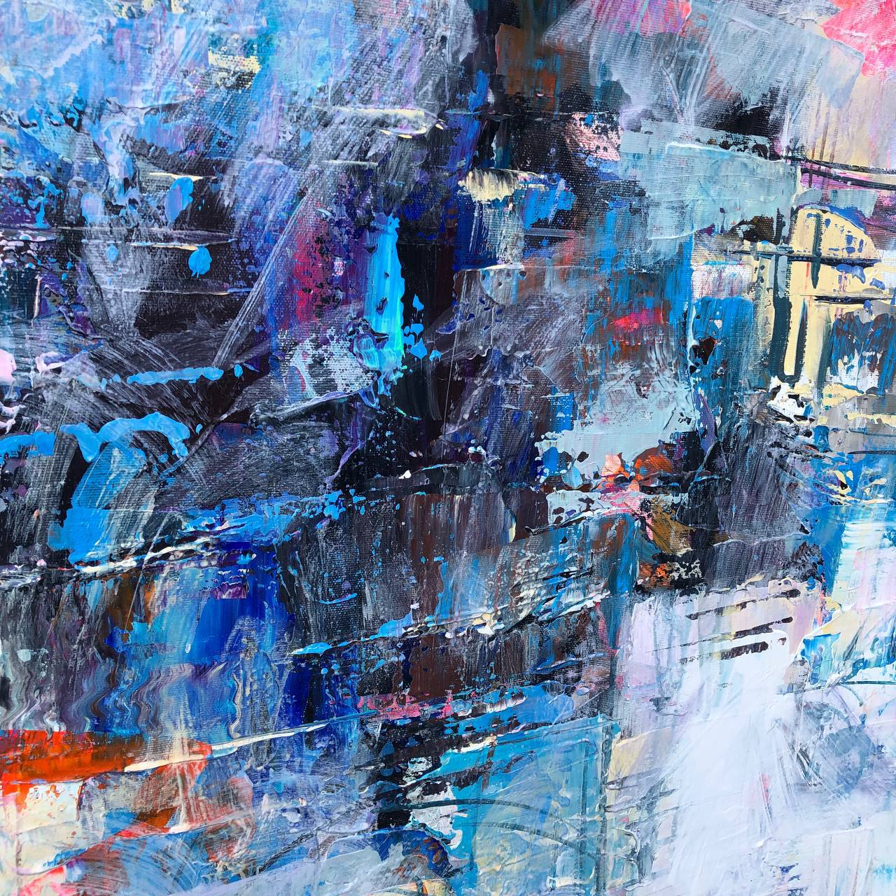 BLUE SKIES 47.63"x63.77"