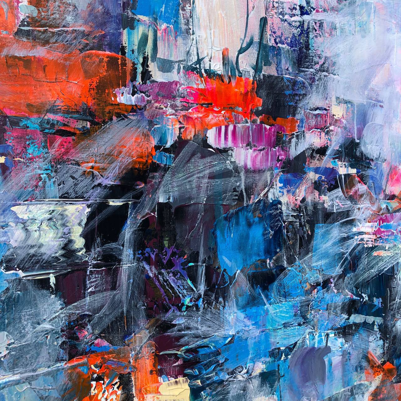 BLUE SKIES 47.63"x63.77"