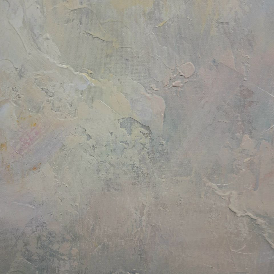 Modern vertical abstract painting WATERSCAPE