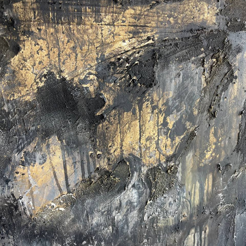 GLISTENING ABYSS 40"x40"