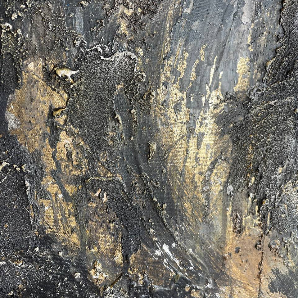 GLISTENING ABYSS 40"x40"