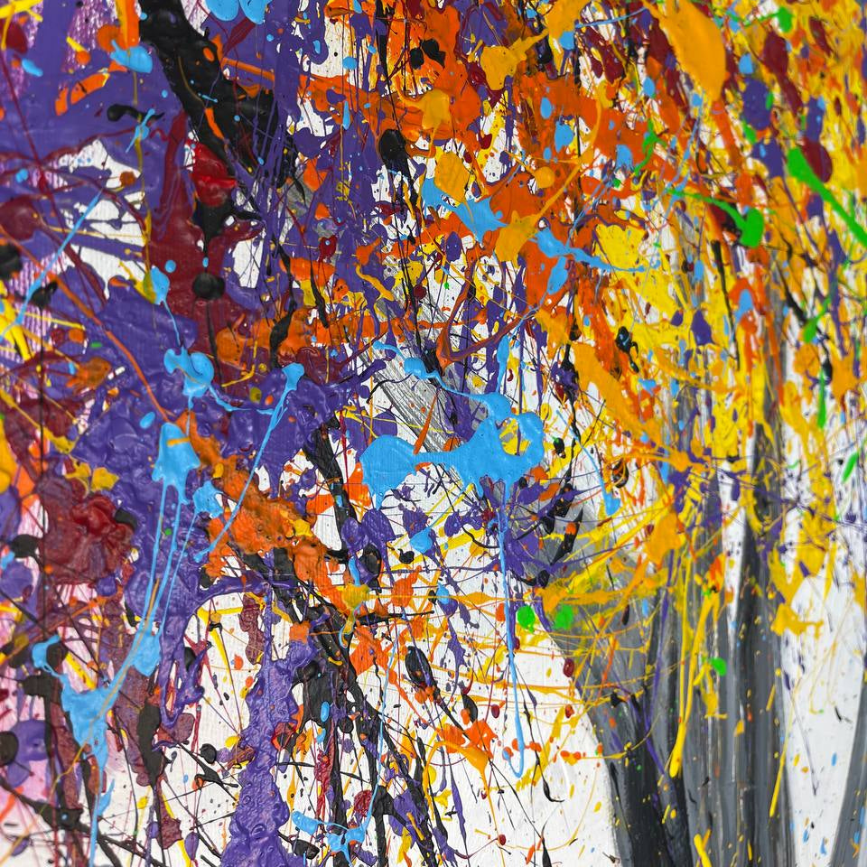 GLEAMING AUTUMN WHIRL 60"x39.4"