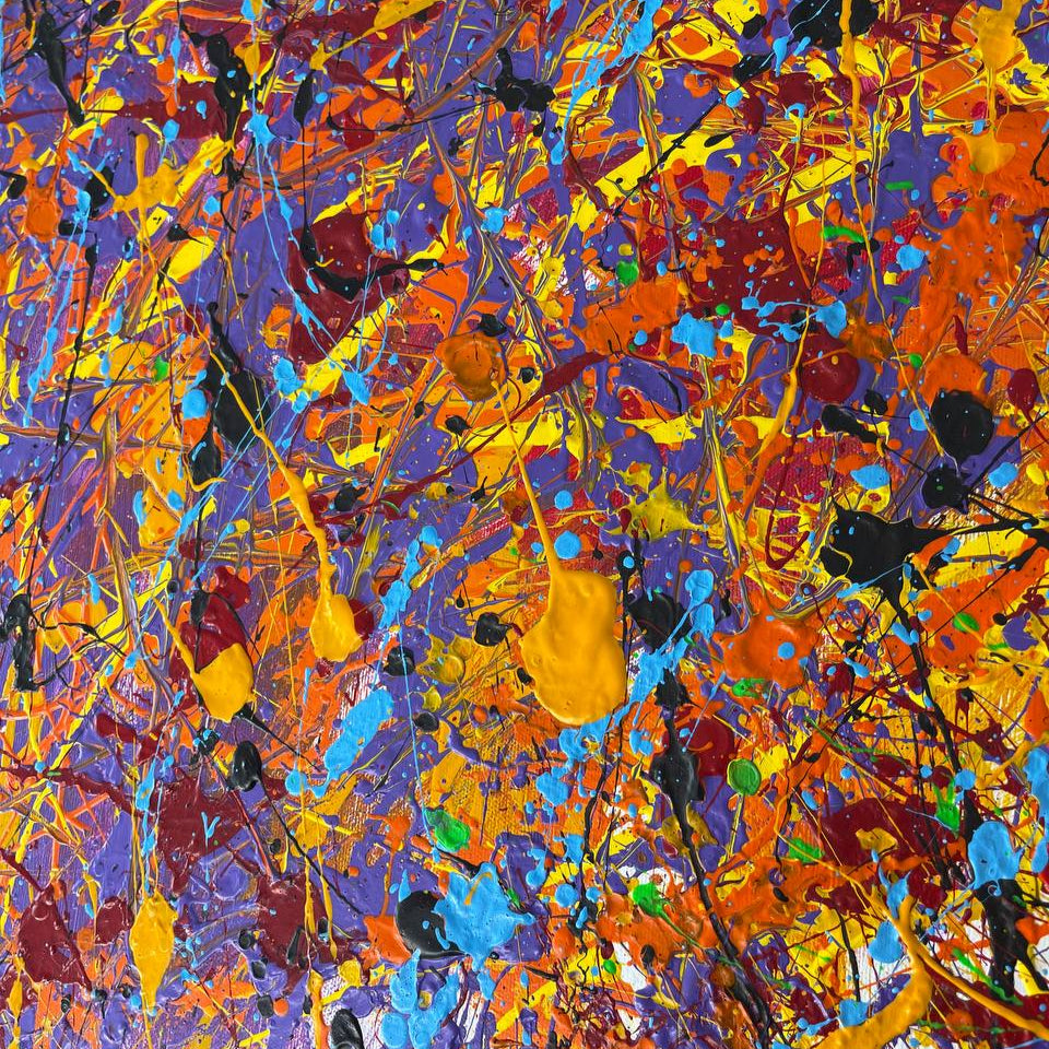 GLEAMING AUTUMN WHIRL 60"x39.4"