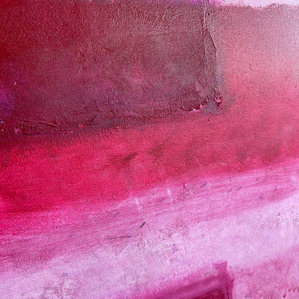 MAGENTA BLUES 42.9"x42.9"