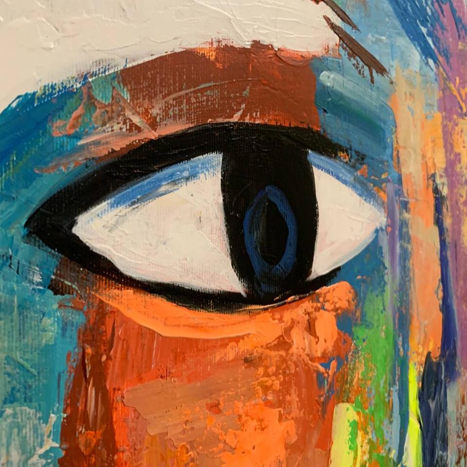 Abstract artwork contemporary COLORS OF THE SOUL