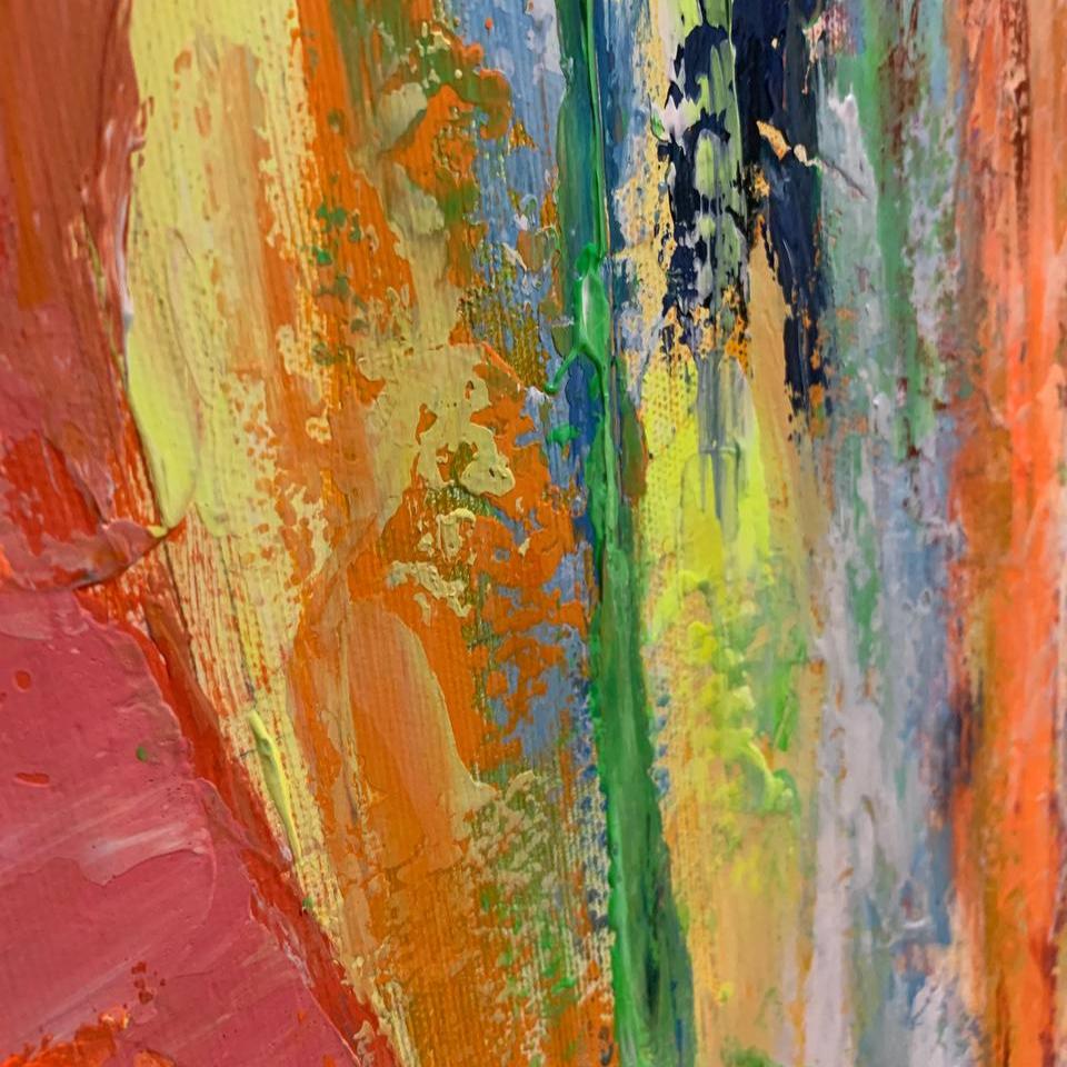 Abstract artwork contemporary COLORS OF THE SOUL