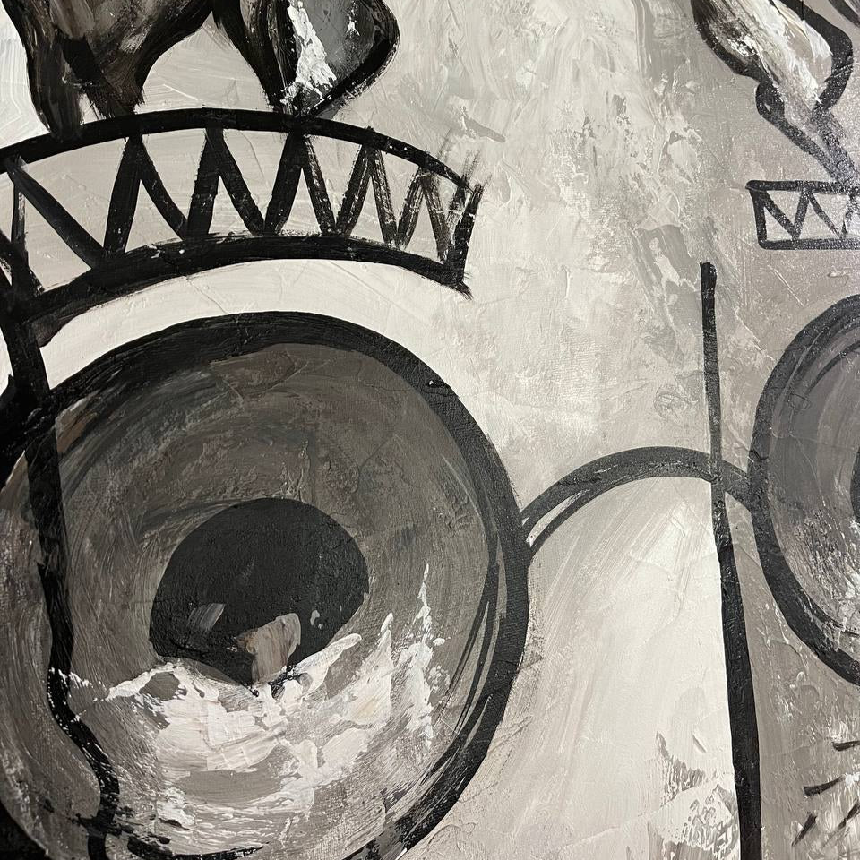 CLOSE PEOPLE 72"x72"