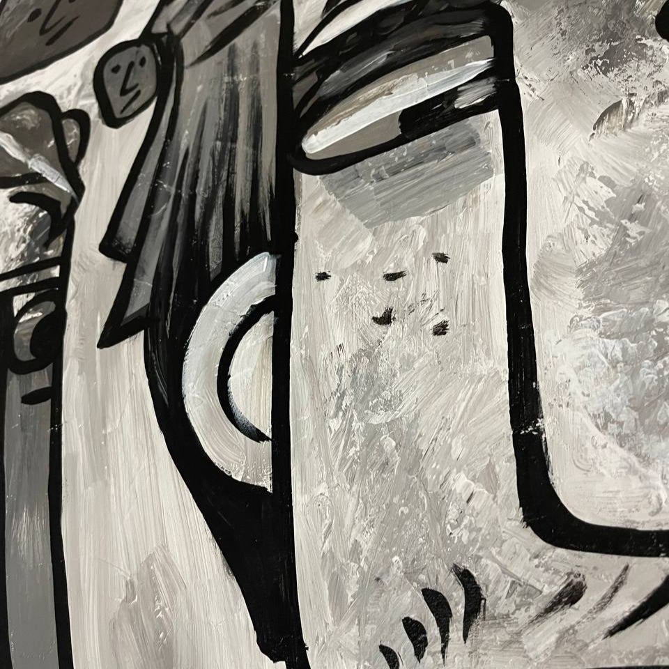 CLOSE PEOPLE 72"x72"