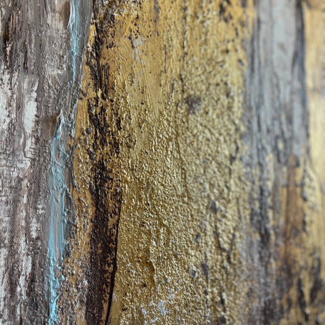 GOLDEN WATERFALL 44"x30"