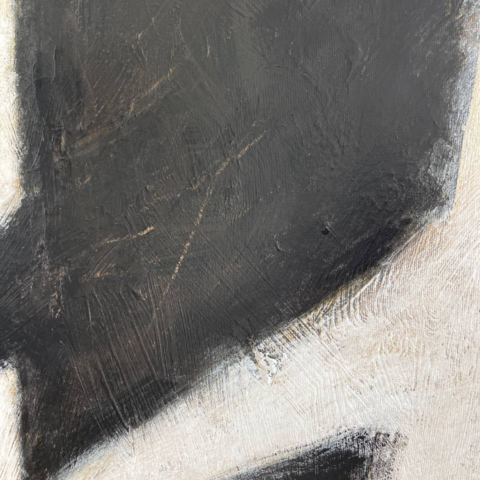 Original mimimalist momochrome painting WILD DREAMS