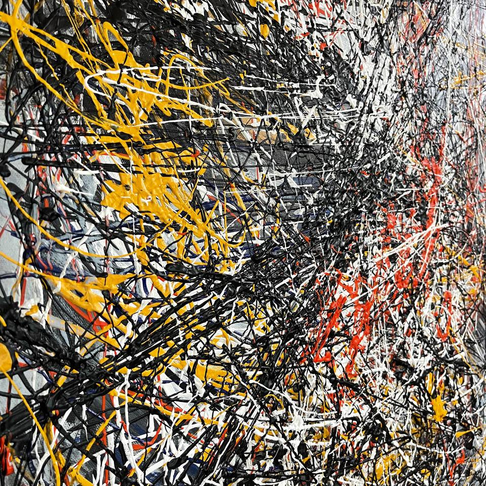 DANCING PIGMENTS 64"x24"