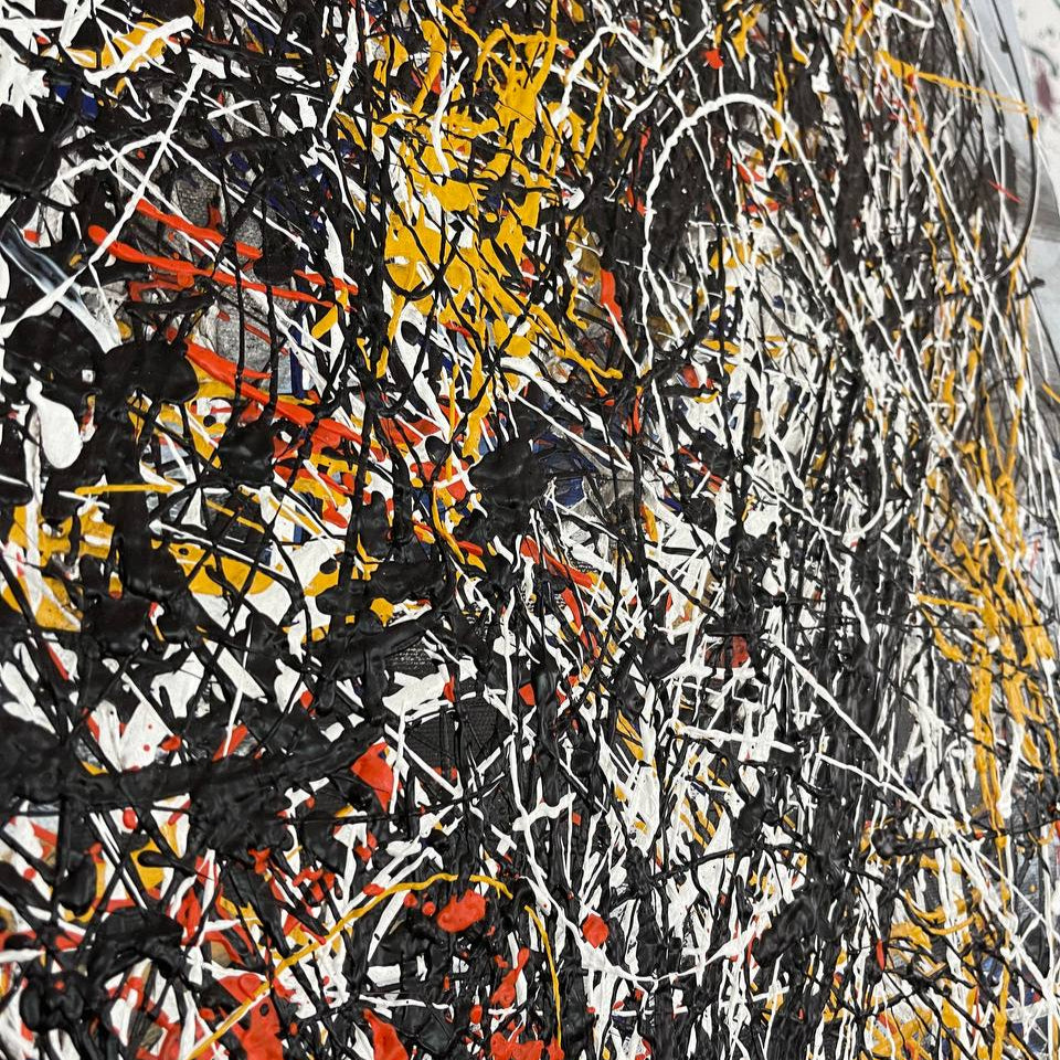 DANCING PIGMENTS 64"x24"