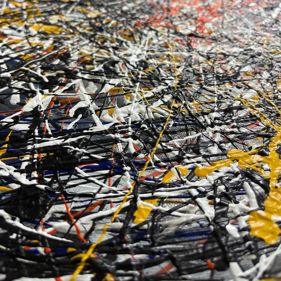 DANCING PIGMENTS 64"x24"