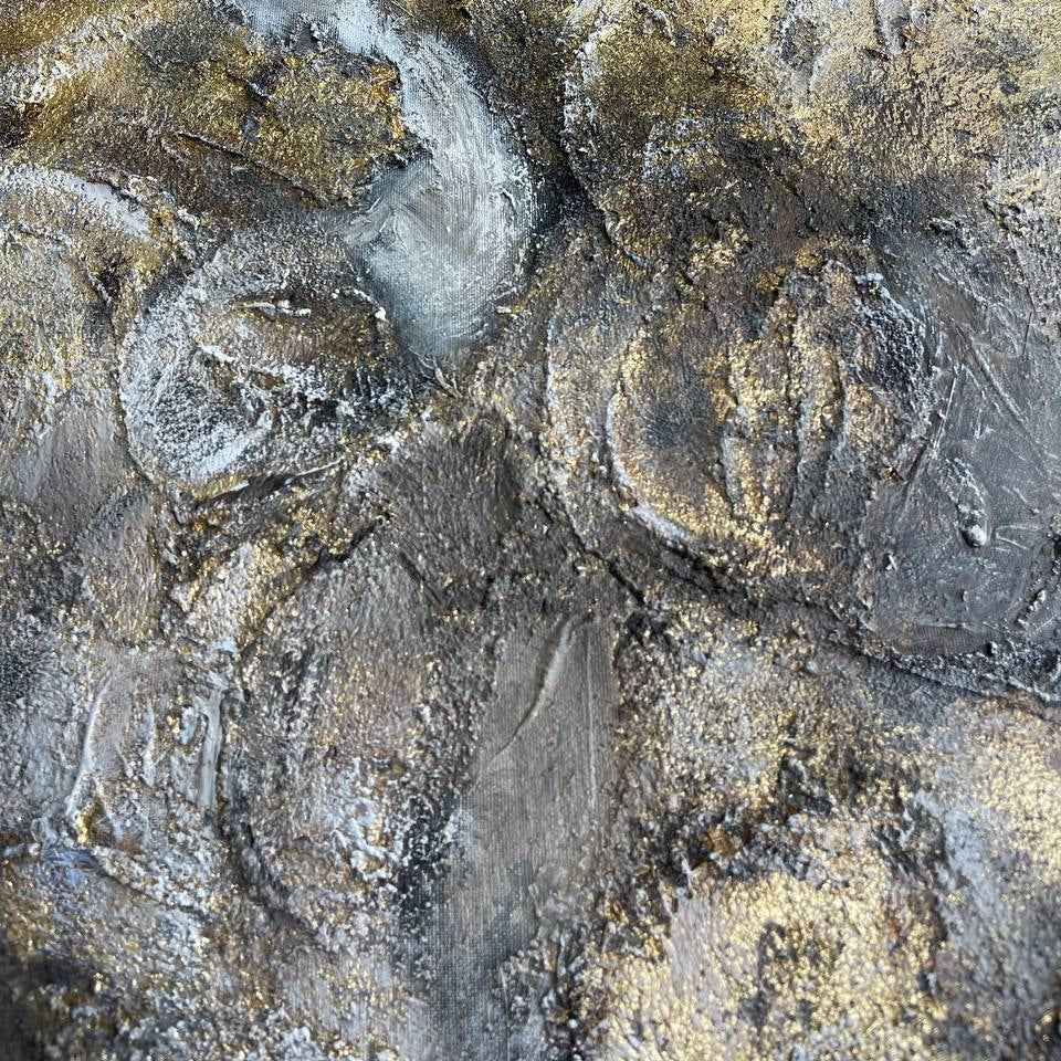 GLIMMERING SHADOWS 40"x40"