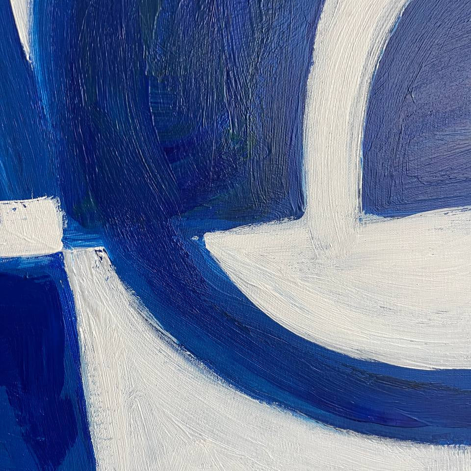 Minimalist abstract figures art GEOMETRIC WAVES