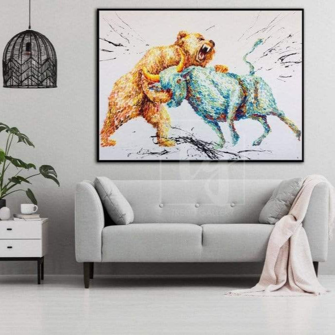 UNSTABLE MARKET 34"x46"